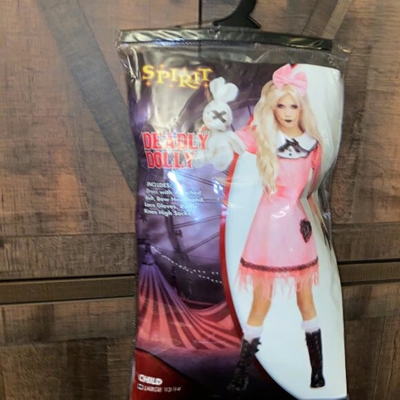 Deadly Dolly Spirit Halloween Girls Size 12/14 Halloween Costume - Picture 7 of 7